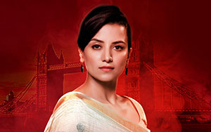 Kulraj Randhawa as `Nirupama Das` in Kanwal Sethi`s Hindi thriller film, `London Confidential`